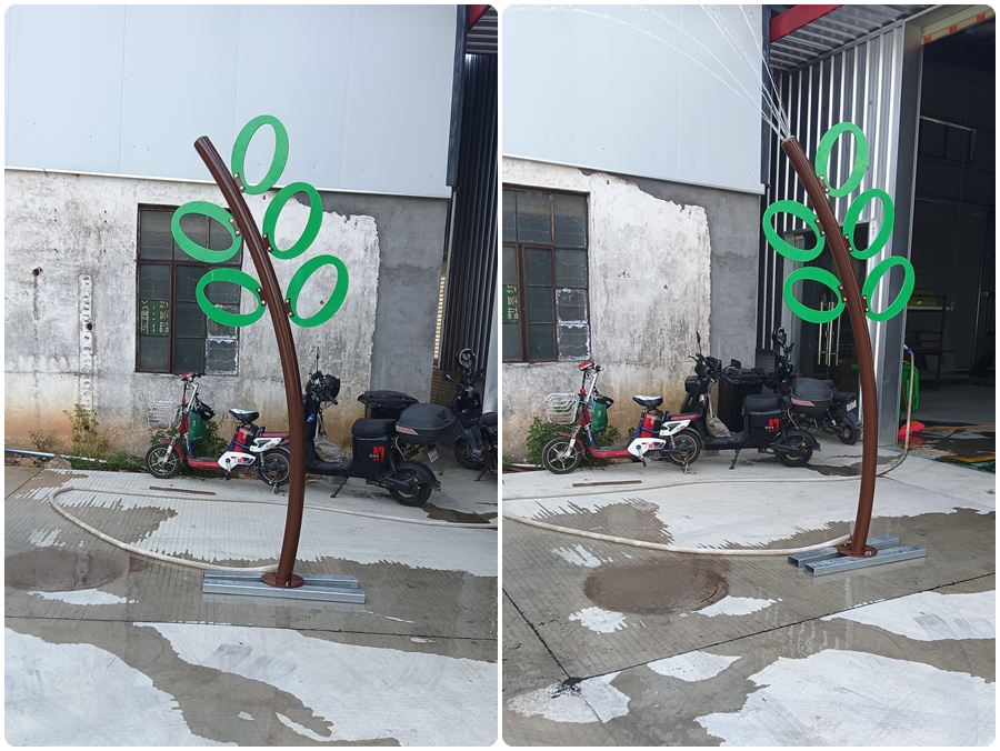 树状喷水戏水小品