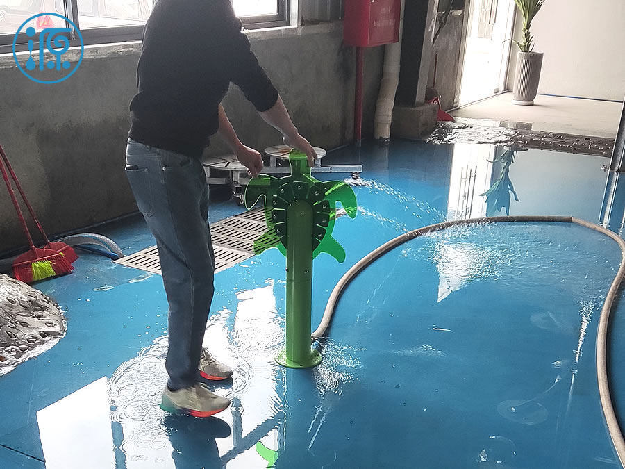 海龟水枪戏水小品