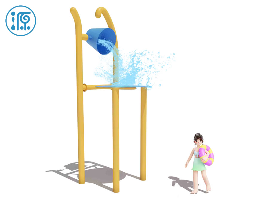 组合倒水桶|戏水小品