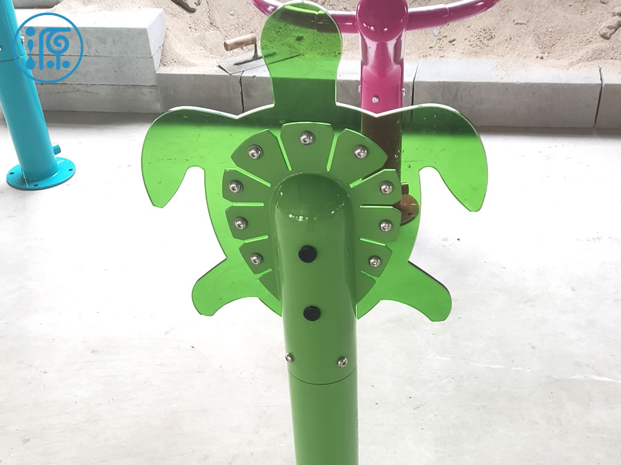 海龟水枪戏水小品