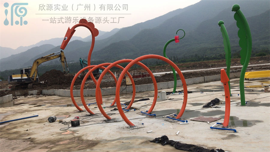 广东肇庆室外水上乐园戏水设备案例